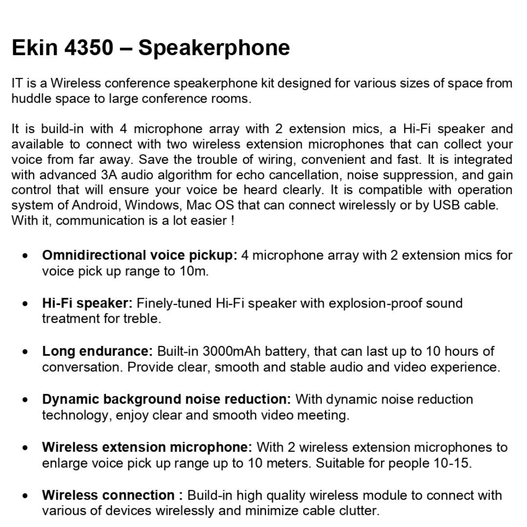 Speakerphone 4350