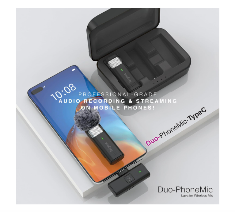 Fingeres Duo-PhoneMic-TypeC Laveliar Wireless Microphone