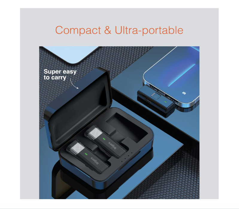 Fingeres Duo-PhoneMic-TypeC Laveliar Wireless Microphone