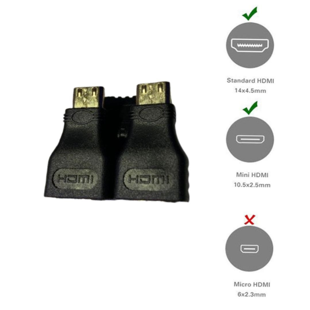 Mini HDMI Male to Female Adapter Converter Plug