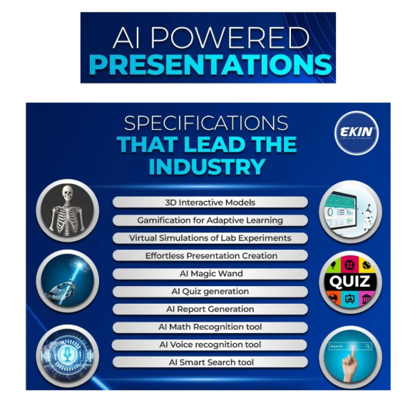 Ekin AI Interactive Flat Panel 65"