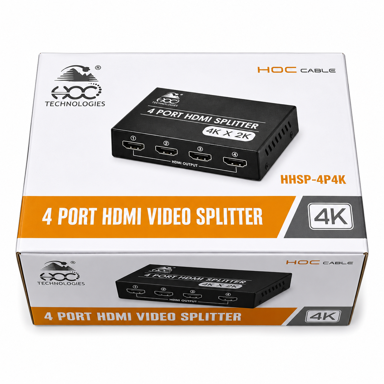 4 Port HDMI Video Splitter